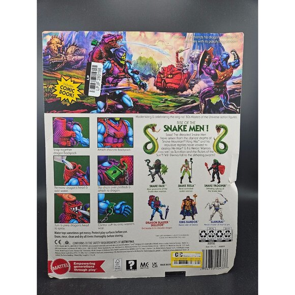 Masters Of The Universe Dragon Blaster Skeletor Retro Play Deluxe Figure Set - Picture 4 of 6